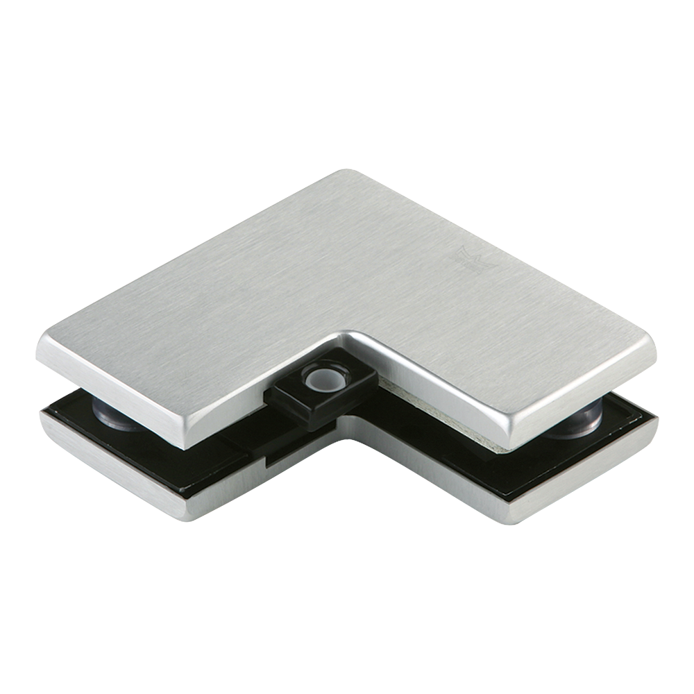 Edelstahl Nitro Matt dormakaba Dorma Winkelverbindung PT 60 Glas 10-12 mm Edelstahl Nitro Matt dormakaba Dorma Winkelverbindung PT 60 Glas 10-12 mm