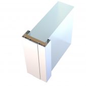 Aluminium Durchgangszarge 3.05 eckig