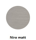Niro matt / Edelstahl matt (700 und 750)