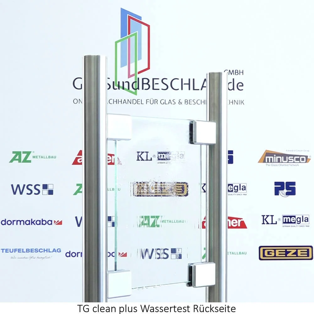 TG clean plus – Wassertest Rückseite