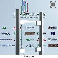 Klarglas bzw. Floatglas klar mit normalem Gruenschimmer Klarglas bzw. Floatglas klar mit normalem Gruenschimmer