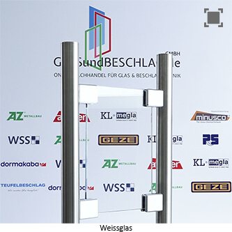 Weissglas - klares Glas mit stark reduziertem Gruenschimmer