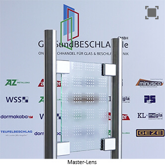 Master-Lens, mit normalem Gruenschimmer