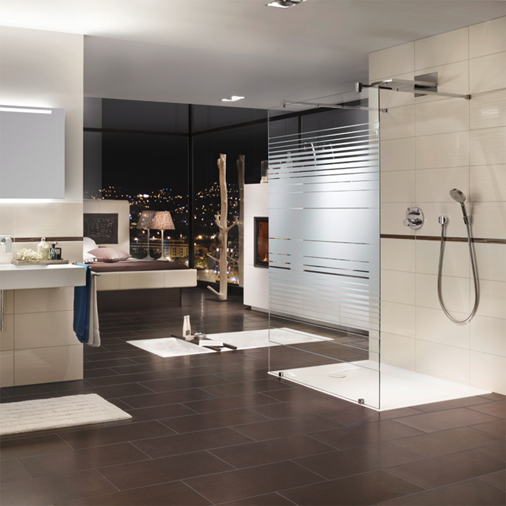Quadrat WALK-In Duschelement