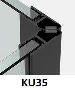 Kunststoff schwarz matt (KU35)