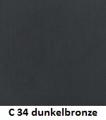 C 34 dunkelbronze eloxiert