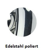 Edelstahl poliert (416)