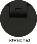 Pauli+Sohn Beschlagfarbe schwarz matt (ZN35/ZNPVD35/MS35/MSPVD35)