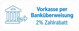 Vorkasse per Banküberweisung